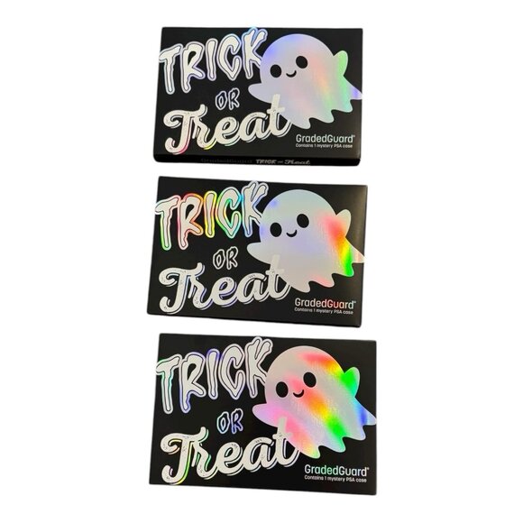 3-Box GradedGuard PSA Graded Card Case Trick Or Treat Blind Box Limited Edition - Picture 1 of 3